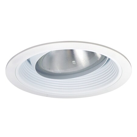 Nora Lighting 5" Stepped Baffle w/ Regressed Eyeball, White NT-5048W